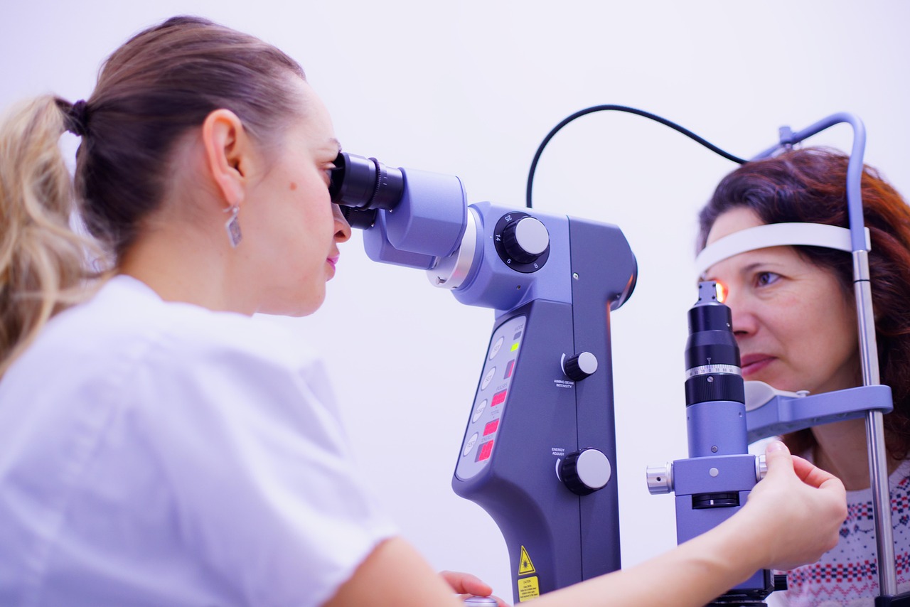 Medicare card and optometry invoice showing how bulk-billed mobile eye tests are charged in Australia